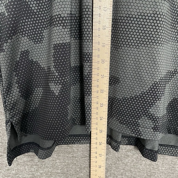 Polo Ralph Lauren Geometric Camo Shirt Mens Size Small Gray Stretch‎ Pony Golf - Picture 5 of 8